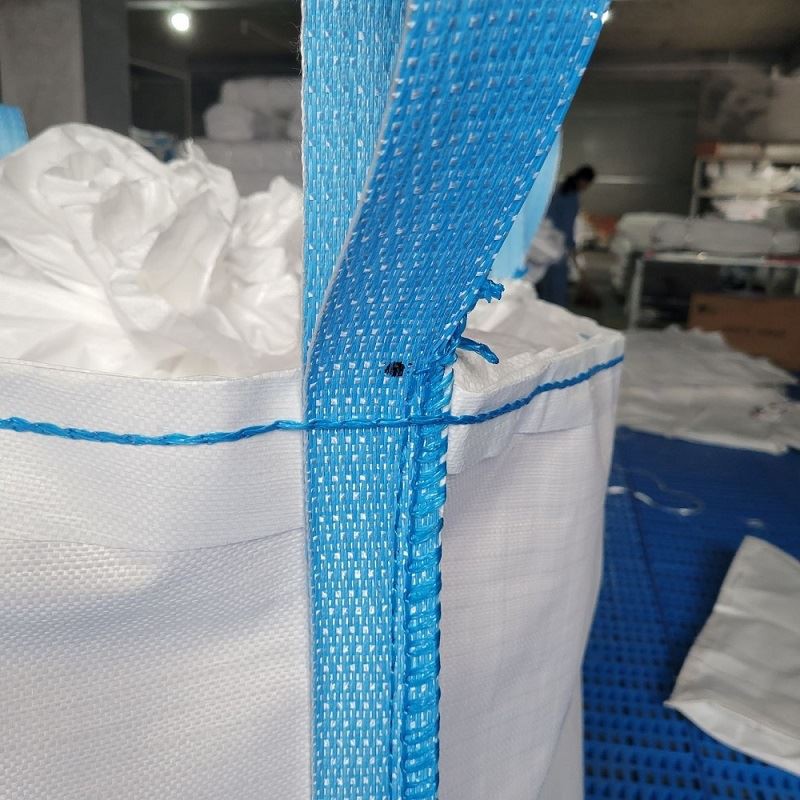 Asbestos bulk bag with side seam lifting loops Asbestos bulk bag with side seam lifting loops